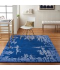 Nourison Symmetry Area Rug SMM02-Navy Blue