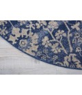 Nourison Somerset Round Area Rug ST757-Navy