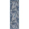 Nourison Aloha - Alh18 Ivory Navy Area Rug 2 ft. 3 X 8 ft. Rectangle