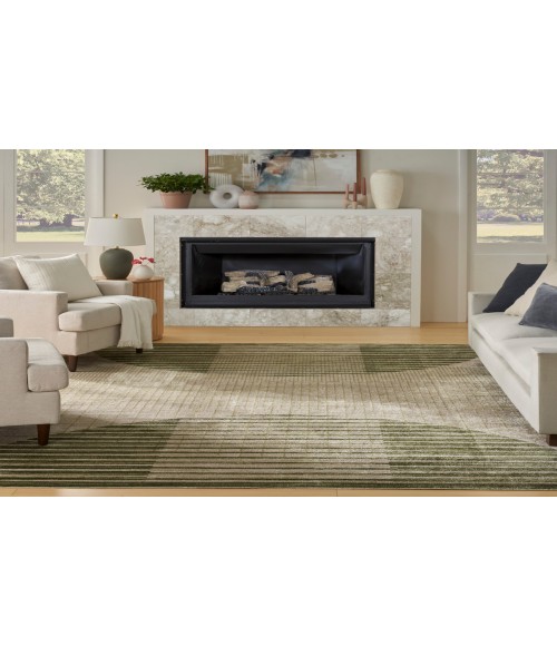 Nourison Astra Machine Washable Ivory Olive Rug ASW03 9 ft. X 12 ft. Rectangle - Rugs Town Nourison Astra Machine Washable Ivory Olive ASW03 9 ft. X 12 ft. Rectangle Rug