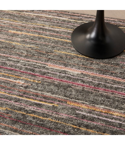 Nourison Plateau Area Rug PAE01-Grey/Flame