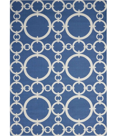 Nourison SUN N' SHADE Area Rug Waverly Sun N' Shade Area Rug SND02-Navy