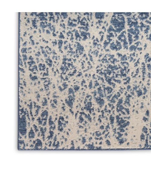 Nourison Splendid Navy Ivory SLD02 7 ft. 10 in. X 9 ft. 10 in. Rect. Rug