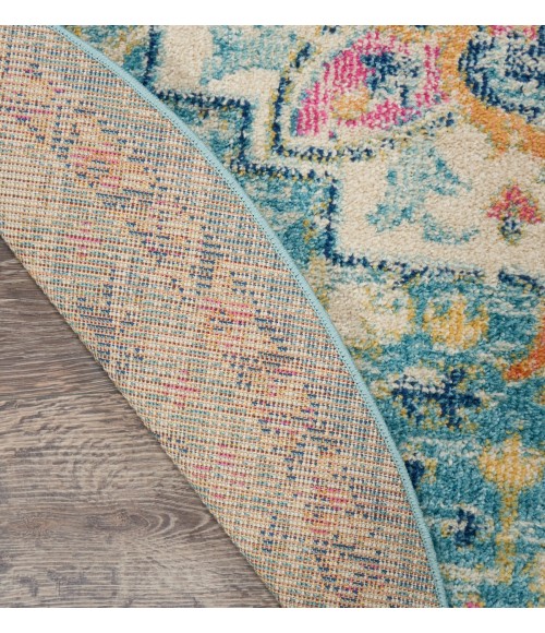 Passion Area Rug Nourison Passion Area Rug PSN25 Ivory/Light Blue 9' x 12'