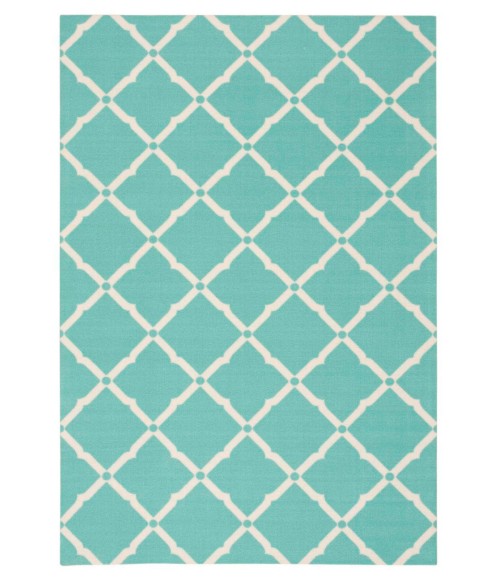 Nourison Home & Garden Area Rug RS091 Aqua 10' x 13'