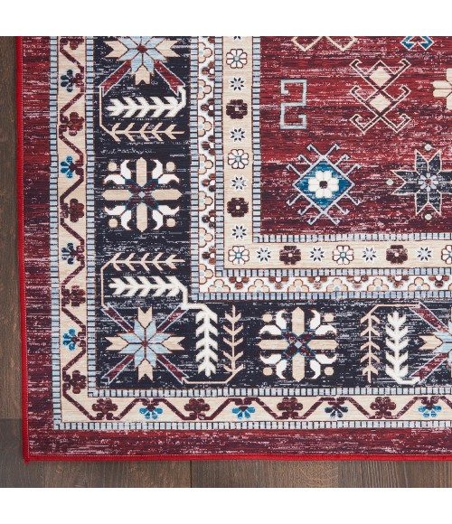 Nourison Fulton Area Rug Nourison Fulton Area Rug FUL03 Red