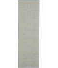 Nourison Jubilant Runner Area Rug JUB06-Ivory/Light Blue