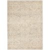 Nourison Tranquil(Traql) - Tra13 Beige Grey Area Rug 4 ft. X 6 ft. Rectangle