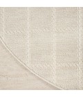Nourison Serenity Home Ivory SRH05 8 ft. X Round Rug