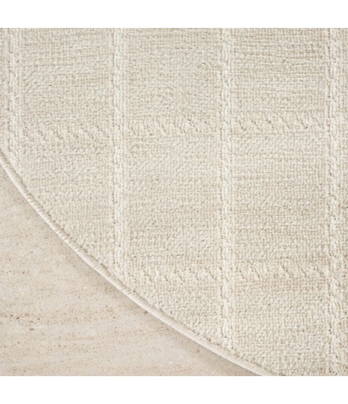 Nourison Serenity Home Ivory SRH05 8 ft. X Round Rug