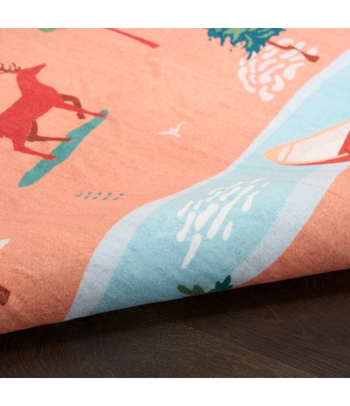 Nourison Home Imagination Multicolor Rug IMA21 3 ft. 5 in. X 5 ft. Rectangle - Rugs Town Nourison Home Imagination Multicolor IMA21 3 ft. 5 in. X 5 ft. Rectangle Rug