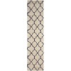 Nourison Amore - Amor2 Ivory Blue Area Rug 2 ft. 2 X 10 ft. Rectangle