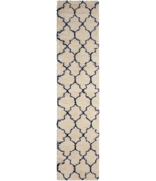 Nourison Amore Runner Area Rug AMOR2-Ivory/Blue