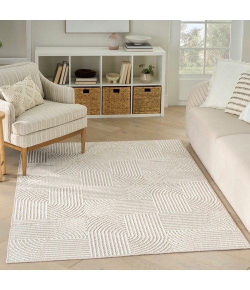 Nourison Natural Texture Beige Ivory NTX02 5 ft. X 7 ft. Rect. Rug
