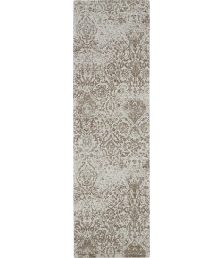 Nourison Damask - Das06 Ivory Area Rug 2 ft. 3 X 7 ft. 6 Rectangle