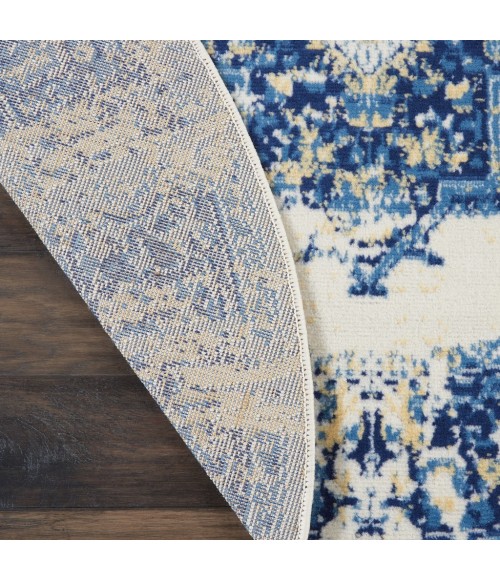 Nourison Grafix Round Area Rug GRF14-White