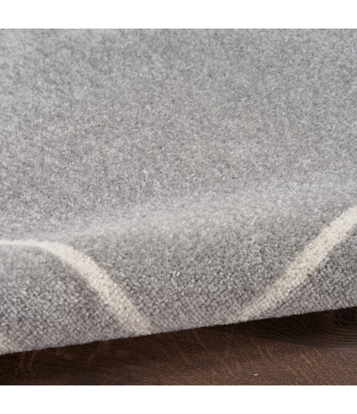 Nourison Nourison Essentials Area Rug Nourison Nourison Essentials Area Rug NRE02 Grey/Ivory