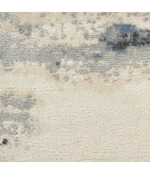 Nourison Serenity Home Blue Multicolor SRH12 2 ft. 2 in. X 7 ft. 6 Rect. Rug