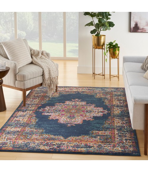 Nourison Passion Area Rug PSN03 Navy
