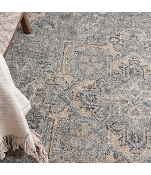 Nourison MOROCCAN CELEBRATION Area Rug kathy ireland Home Moroccan Celebration Area Rug KI382-Silver