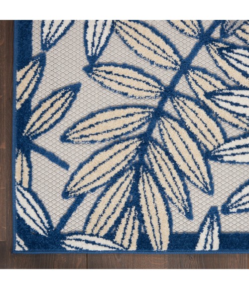 Nourison Aloha Area Rug ALH18-Ivory/Navy