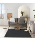 Nourison Essentials Black Area Rug NRE01-Black