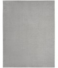 Nourison Essentials Area Rug Nourison Nourison Essentials Silver Grey Area Rug NRE01 Silver Grey 10' x 14'
