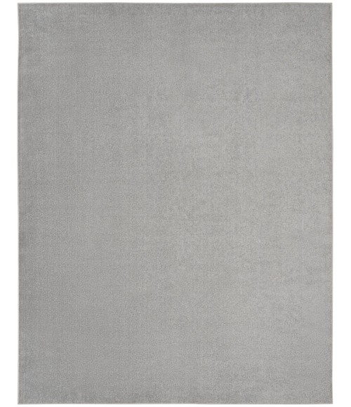Nourison Essentials Area Rug Nourison Nourison Essentials Silver Grey Area Rug NRE01 Silver Grey 10' x 14'