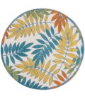 Nourison Aloha Area Rug ALH18 Ivory/Multi