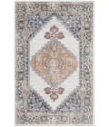 Nourison Astra Machine Washable Area Rug ASW11 Grey/Gold