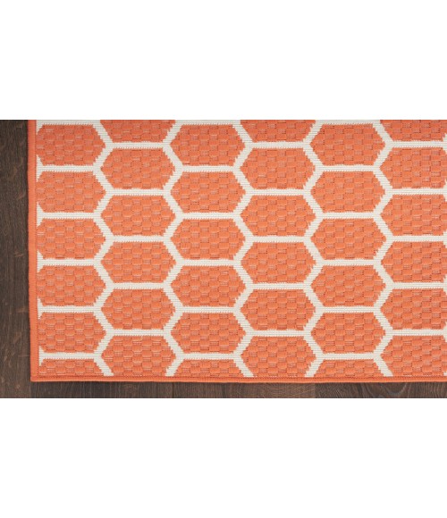 Nourison Reversible Indoor Outdoor Coral Rug RVB01 9 ft. X 12 ft. Rectangle - Rugs Town Nourison Reversible Indoor Outdoor Coral RVB01 9 ft. X 12 ft. Rectangle Rug