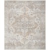 Nourison Astra Washables - Asw12 Silver Grey Area Rug 7 ft. 10 in. X 10 ft. Rectangle