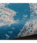 Nourison Grafix Round Area Rug GRF14-Blue