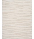 Nourison Home Modern Shag Ivory Beige MMD05 5 ft. 3 in. X 7 ft. Rectangle Rug