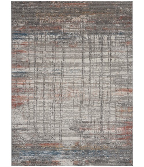 Nourison RUSTIC TEXTURES Area Rug Nourison Rustic Textures Area Rug RUS12-Grey/Multi