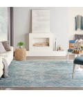Nourison Tranquil Area Rug TRA13-Lt.Blue/Ivory