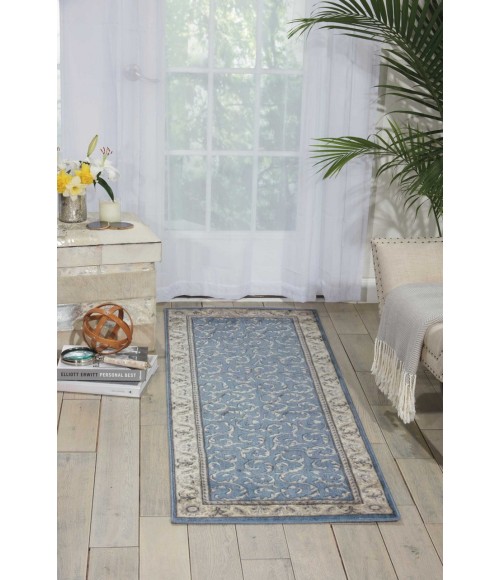 Nourison Somerset Runner Area Rug ST02-Light Blue