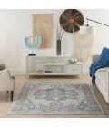 Nourison Tranquil Area Rug TRA14-Grey/Navy