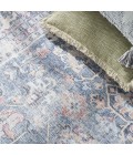 Nicole Curtis Machine Washable Series 1 Area Rug SR104 Blue 8' x 10'