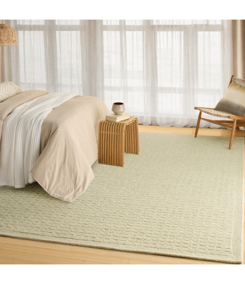 DKNY Pure Grids Light Green PGR01 9 ft. X 12 ft. Rect. Rug