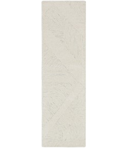 DKNY Pure Patterns PRN01 Ivory Grey 2 ft. 3 in. X 7 ft. 6 in. Area Rug