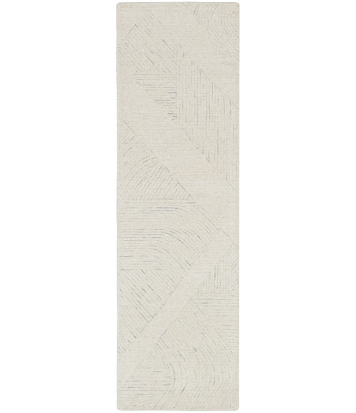 DKNY Pure Patterns Ivory Grey PRN01 8 ft. Rect. Rug