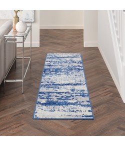 Nourison Whimsicle - Whs06 Ivory Navy Area Rug 2 ft. X 8 ft. Rectangle