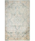 Nourison Astra Machine Washable Light Blue ASW12 6 ft. 7 in. X 9 ft. Rectangle Rug