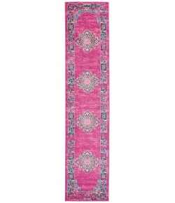 Nourison Passion - Psn03 Fuchsia Area Rug 2 ft. 2 X 10 ft. Rectangle