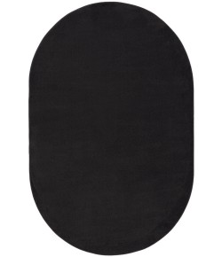 Nourison Essentials - Nre01 Black Area Rug 6 ft. X 9 ft. Oval Oval