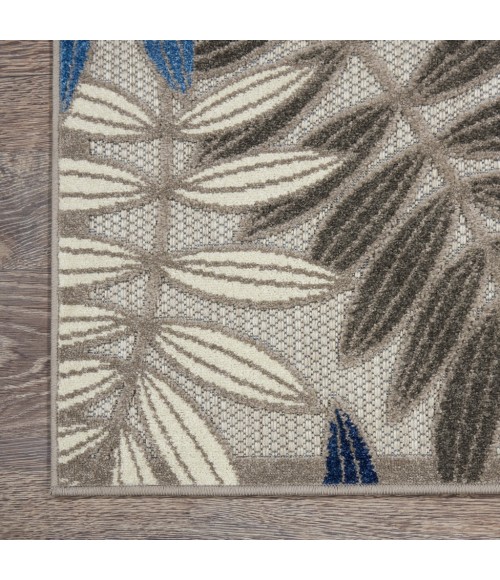 Nourison Aloha Runner Area Rug ALH18-Grey/Blue