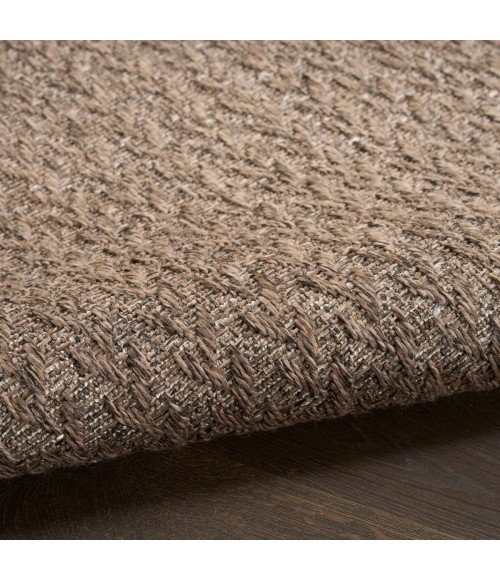 Nourison Tulum Brown TLM02 4 ft. X 6 ft. Rect. Rug