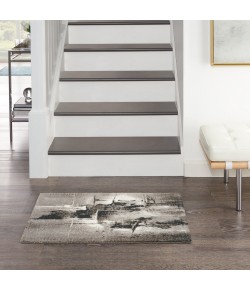 Nourison Home Twilight TWI30 Grey/Ivory/Black 2 ft. X 3 ft. Area Rug