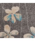Nourison Tranquil Round Area Rug TRA04-Grey/Beige